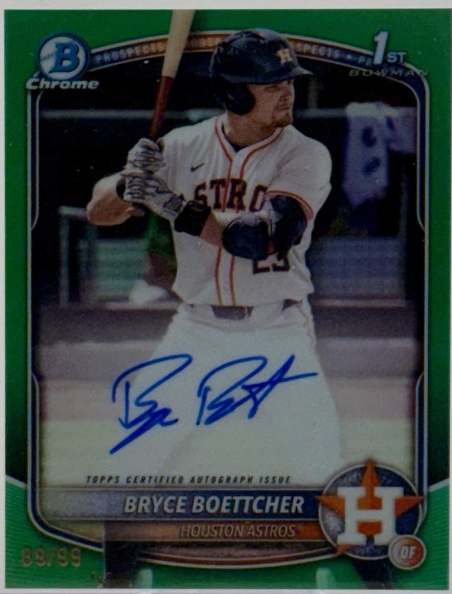 Bryce Boettcher [Green Refractor] #CPA-BB
