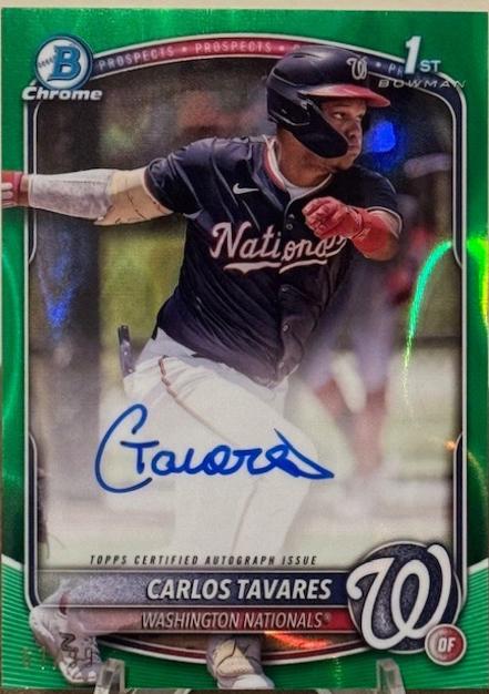 Carlos Tavares [Green Lava Refractor] #CPA-CT