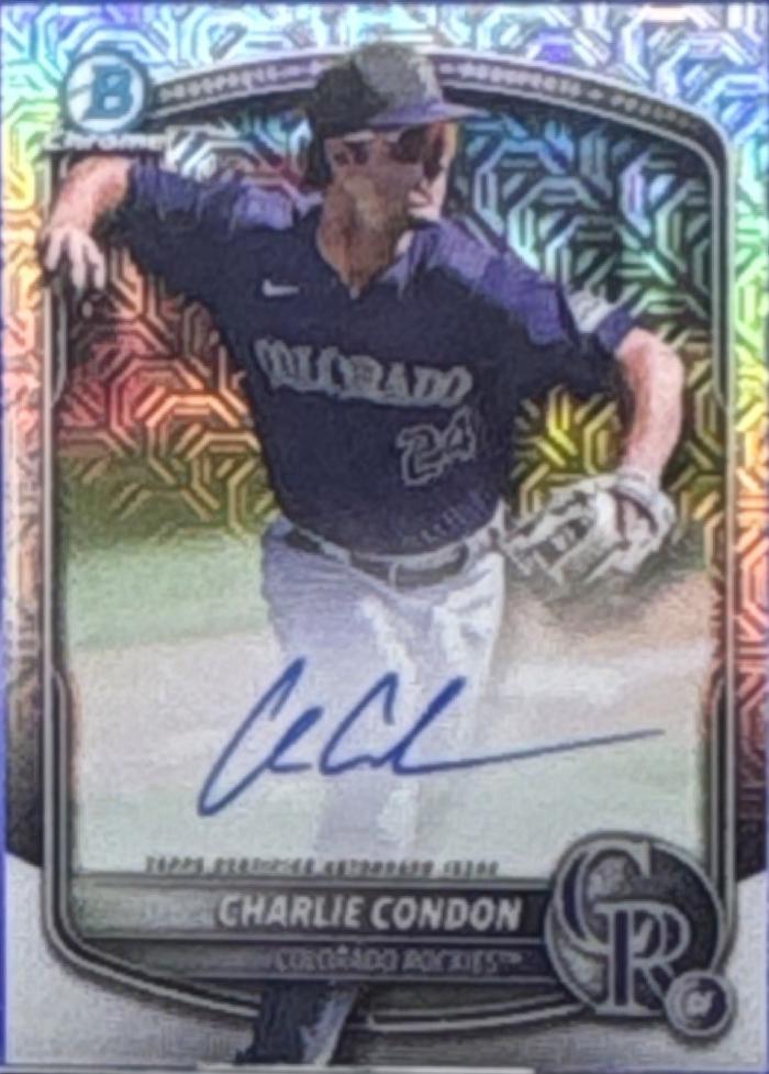 Charlie Condon [Yellow Mojo Refractor] #CPA-CC