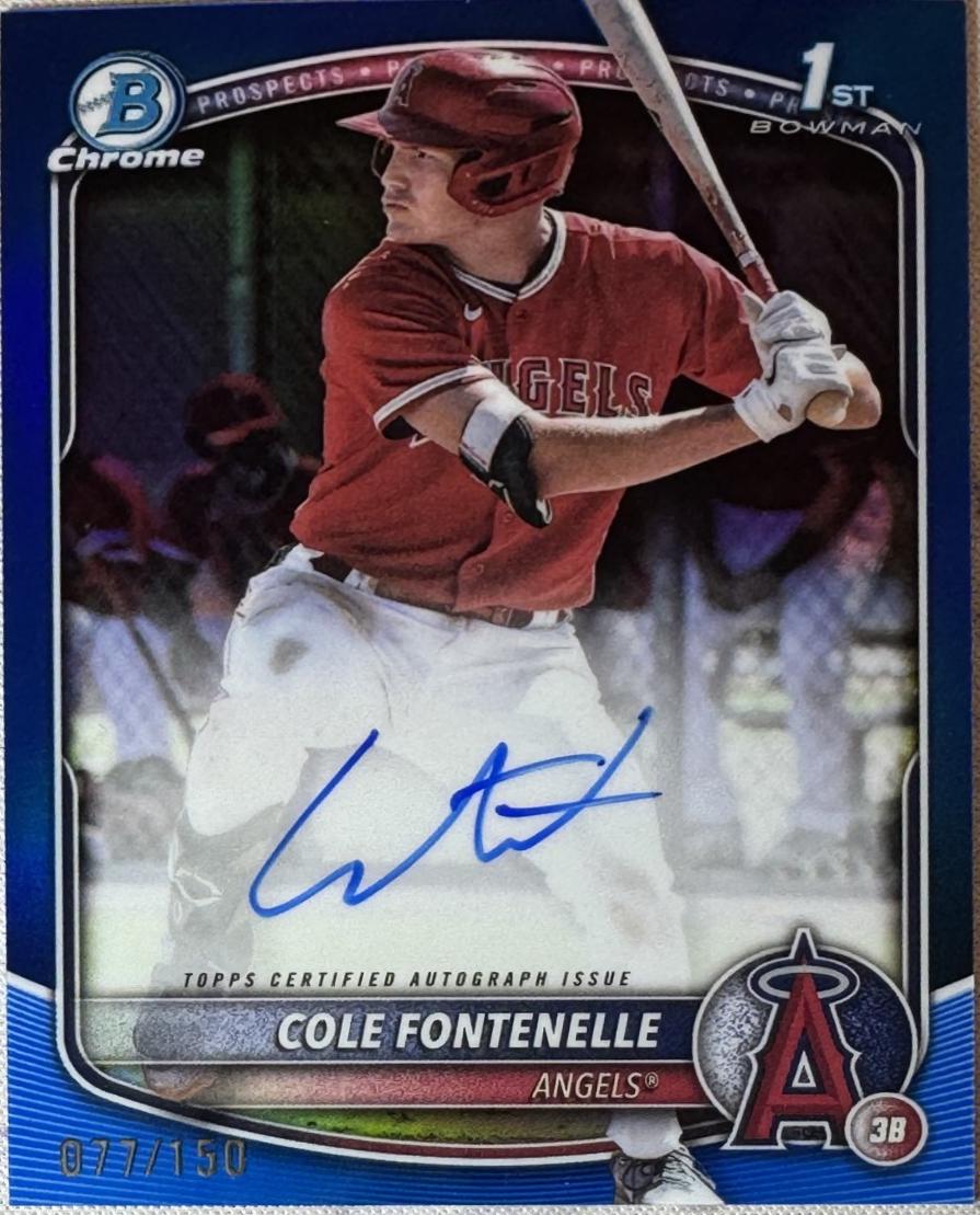 Cole Fontenelle [Blue Mojo Refractor] #CPA-CF