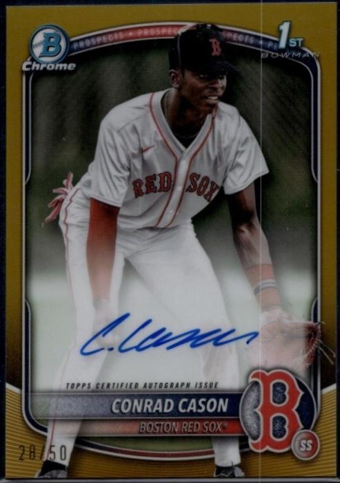 Conrad Cason [Gold Mojo Refractor] #CPA-CCN