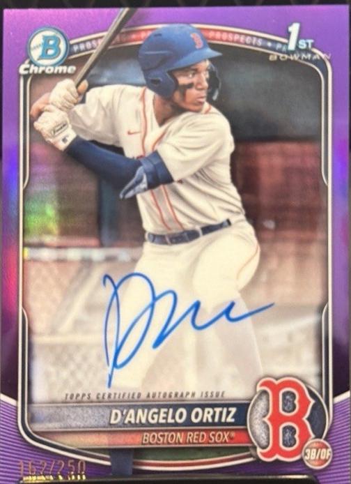 D'Angelo Ortiz [Purple Mojo Refractor] #CPA-DO