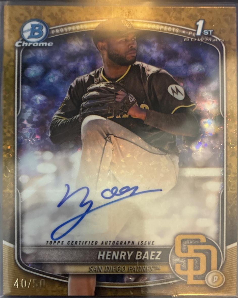 Henry Baez [Gold Refractor] #CPA-HBA