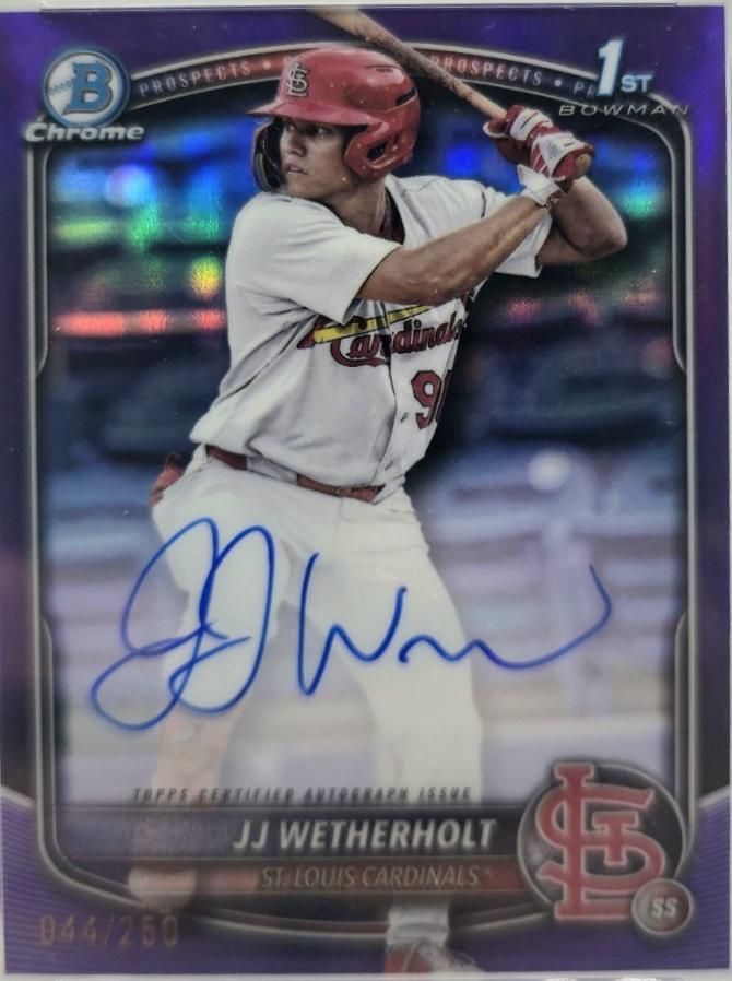 JJ Wetherholt [Purple Mojo Refractor] #CPA-JW