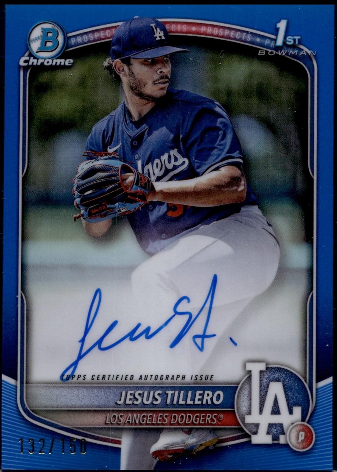 Jesus Tillero [Blue Mojo Refractor] #CPA-JT