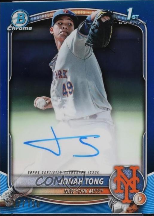 Jonah Tong [Blue Mojo Refractor] #CPA-JTO