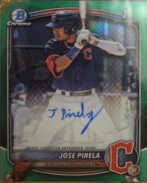 Jose Pirela [Green Mojo Refractor] #CPA-JP