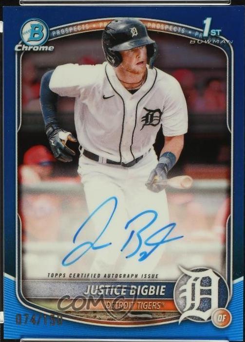 Justice Bigbie [Blue Refractor] #CPA-JB