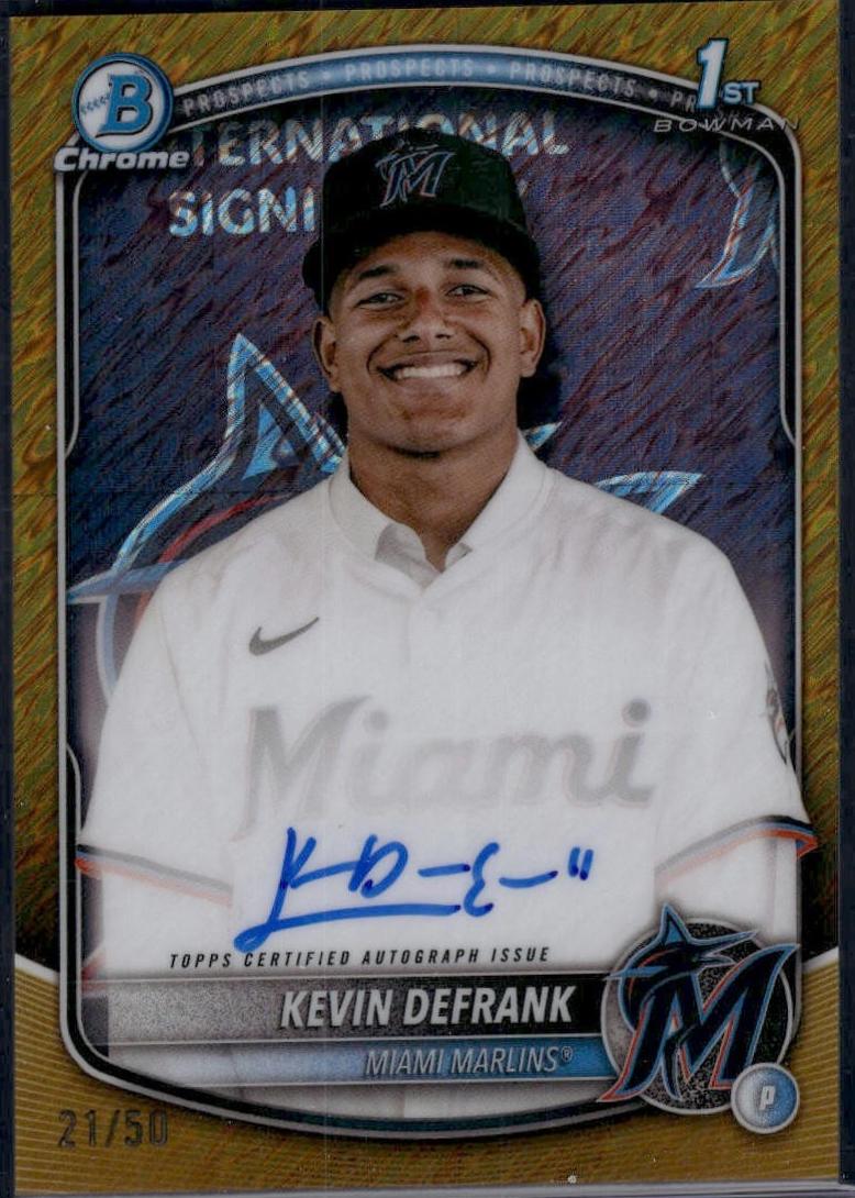 Kevin Defrank [Gold Shimmer Refractor] #CPA-KD
