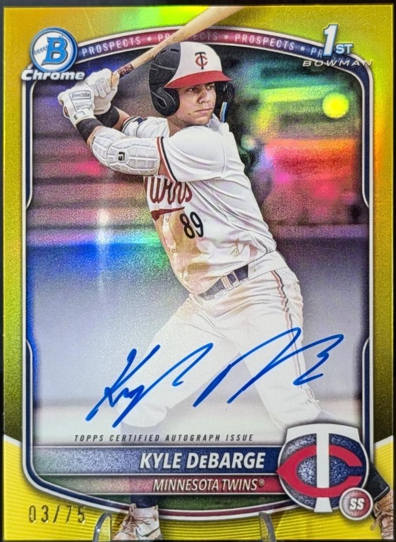 Kyle DeBarge [Gold Mojo Refractor] #CPA-KD