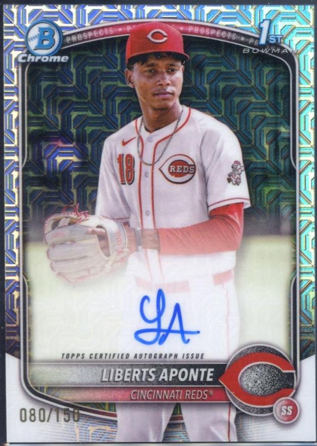 Liberts Aponte [Blue Mojo Refractor] #CPA-LA