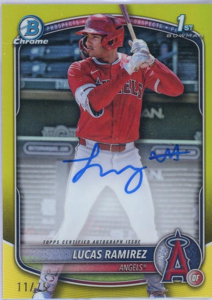 Lucas Ramirez [Yellow Mojo Refractor] #CPA-LR
