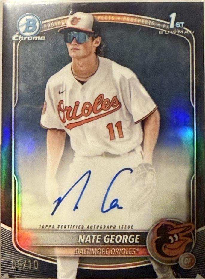 Nate George [Black Refractor] #CPA-NG