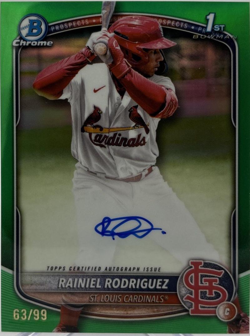 Rainiel Rodriguez [Green Refractor] #CPA-RR