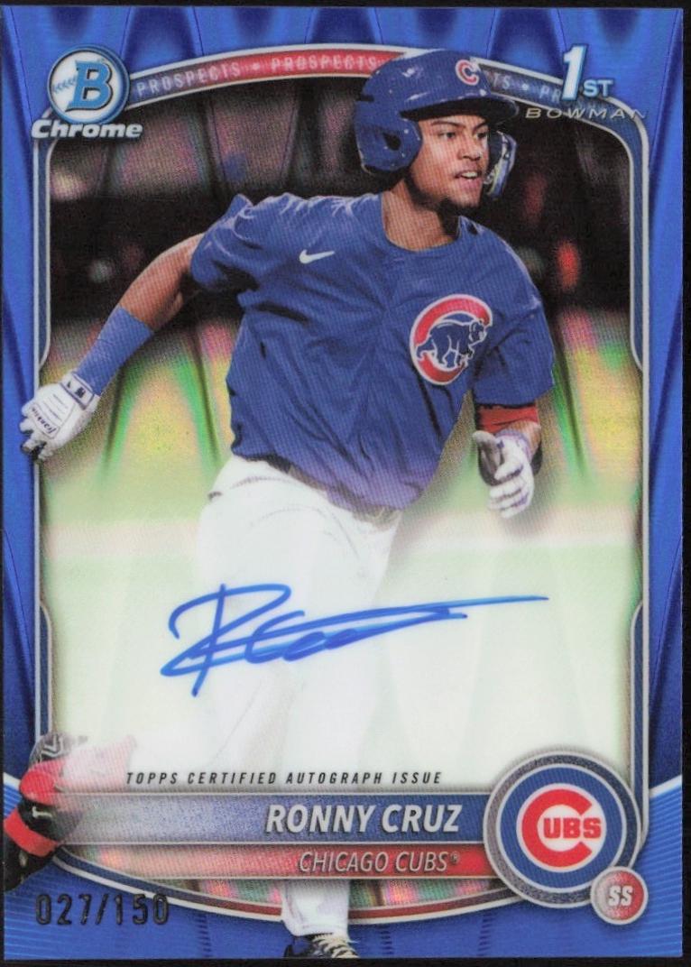 Ronny Cruz [Blue RayWave Refractor] #CPA-RCR