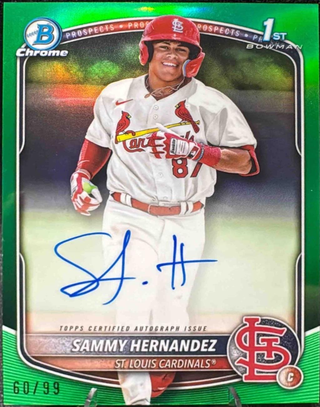 Sammy Hernandez [Green Refractor] #CPA-SH