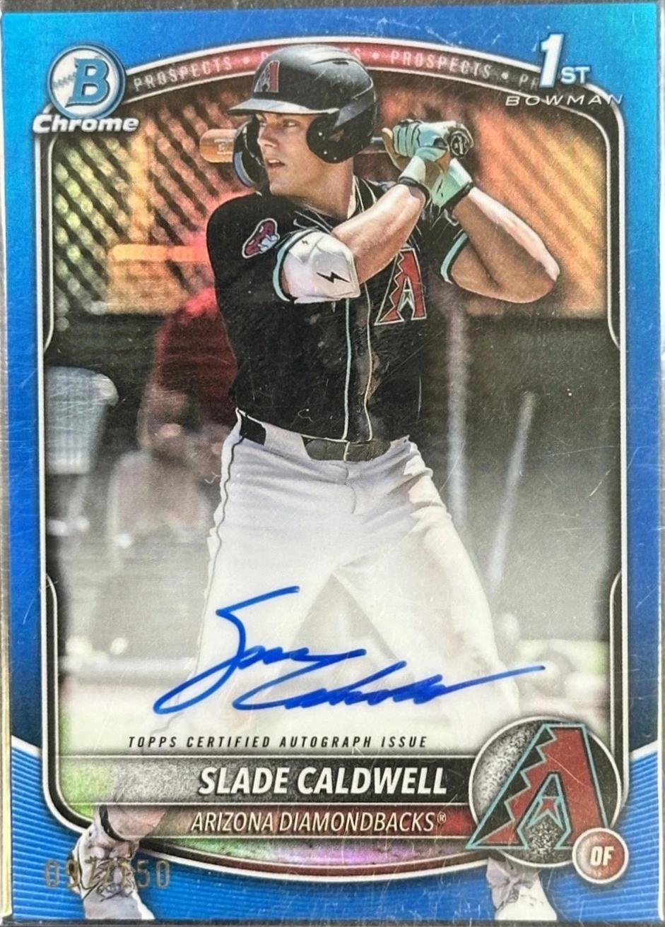 Slade Caldwell [Blue Mojo Refractor] #CPA-SC