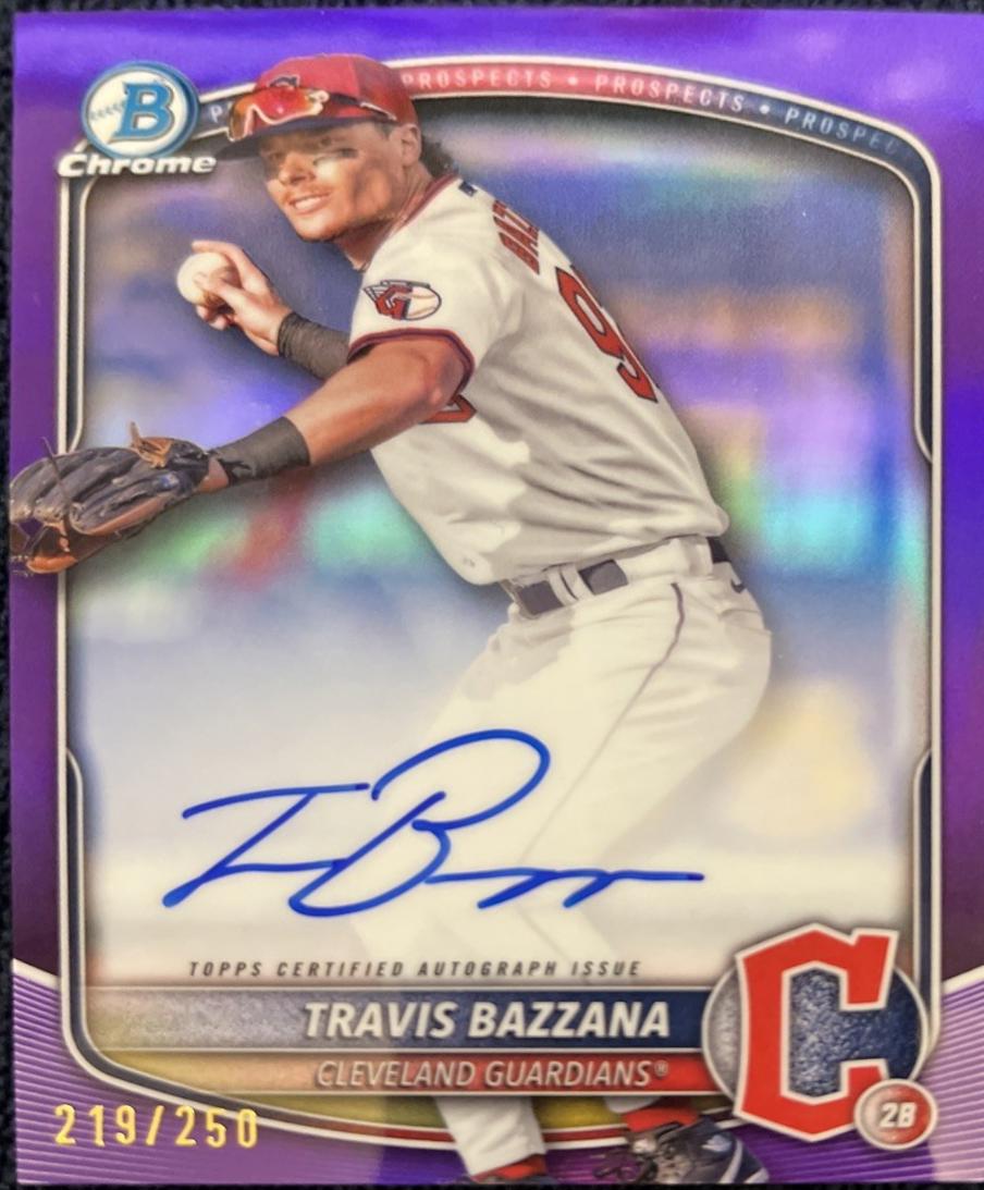 Travis Bazzana [Purple Mojo Refractor] #CPA-TB