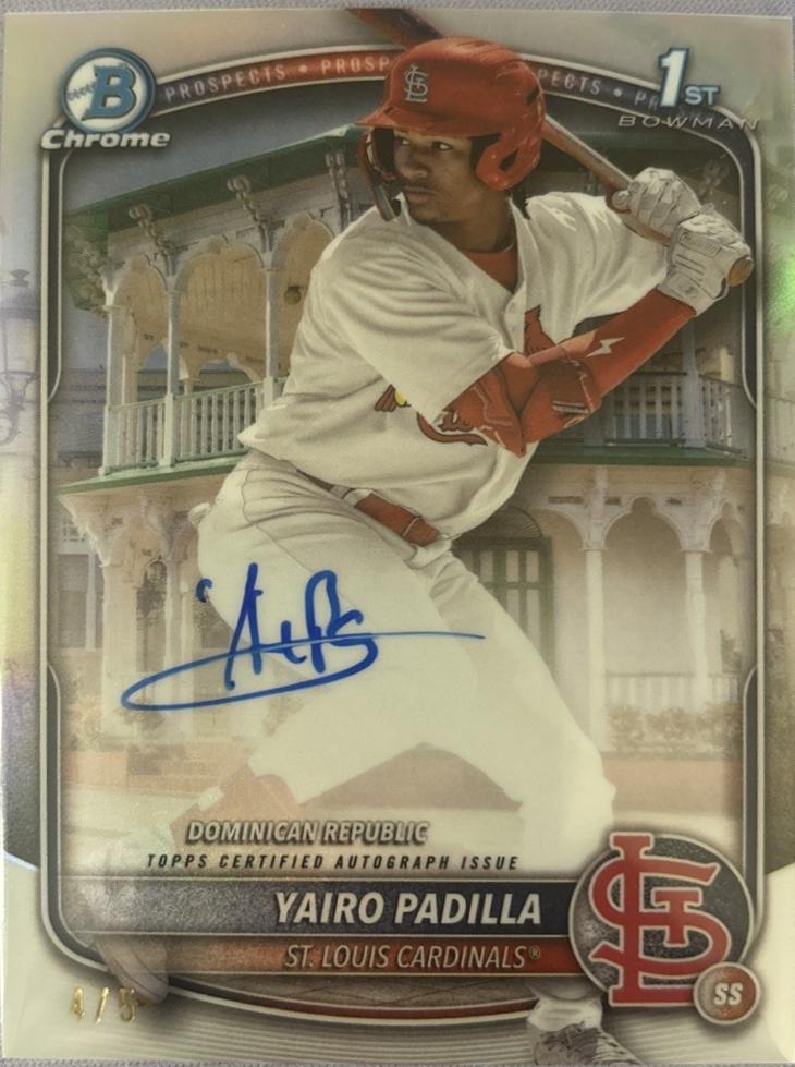 Yairo Padilla [Red Wave Refractor] #CPA-YP