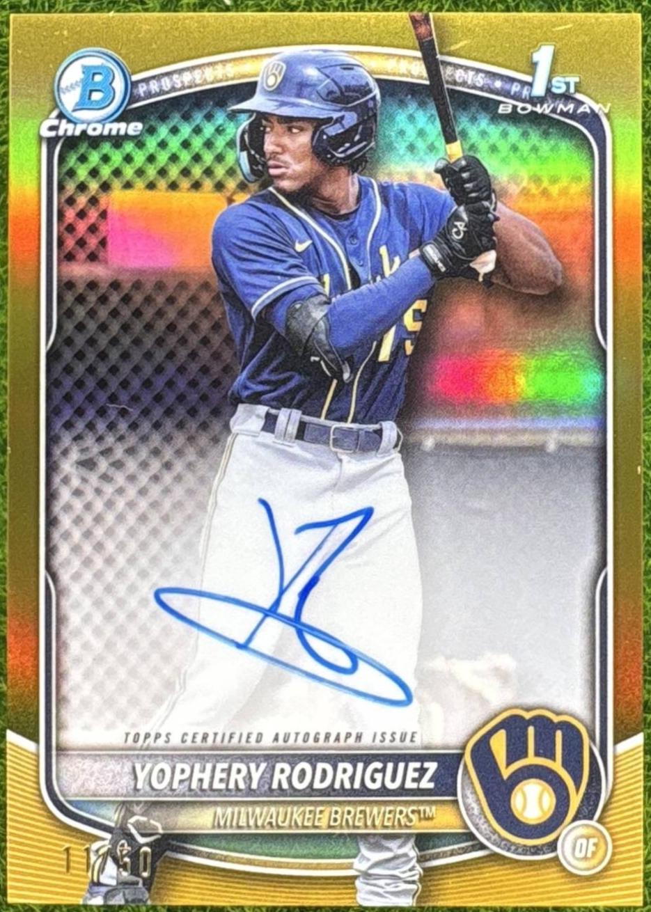 Yophery Rodriguez [Gold Mojo Refractor] #CPA-YR