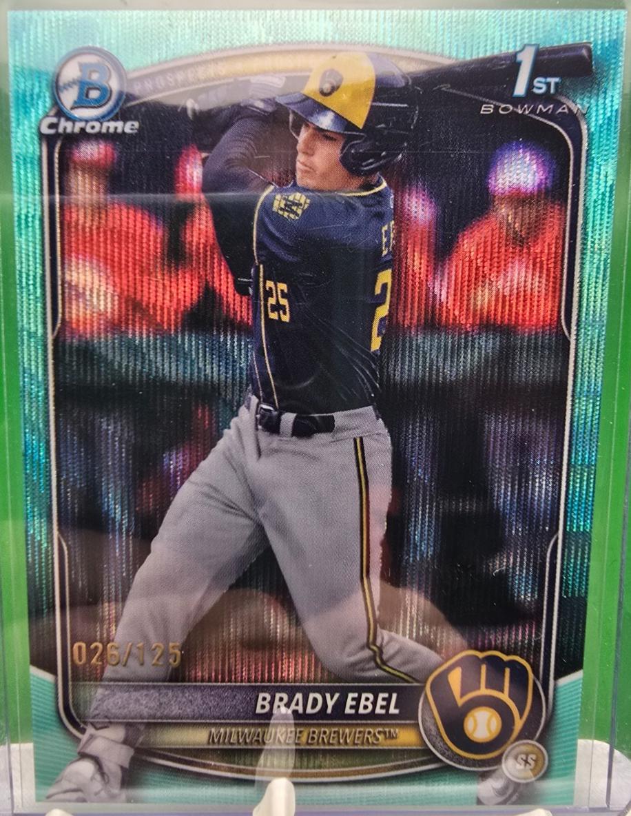Brady Ebel [Aqua Wave Refractor] #BDC-194