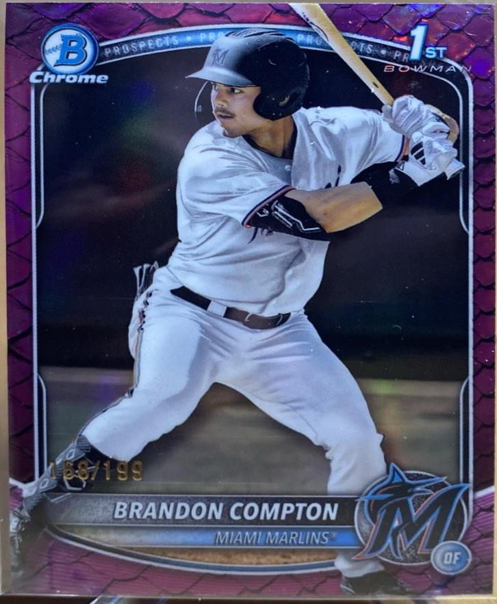 Brandon Compton [Fuchsia Reptilian Refractor] #BDC-64
