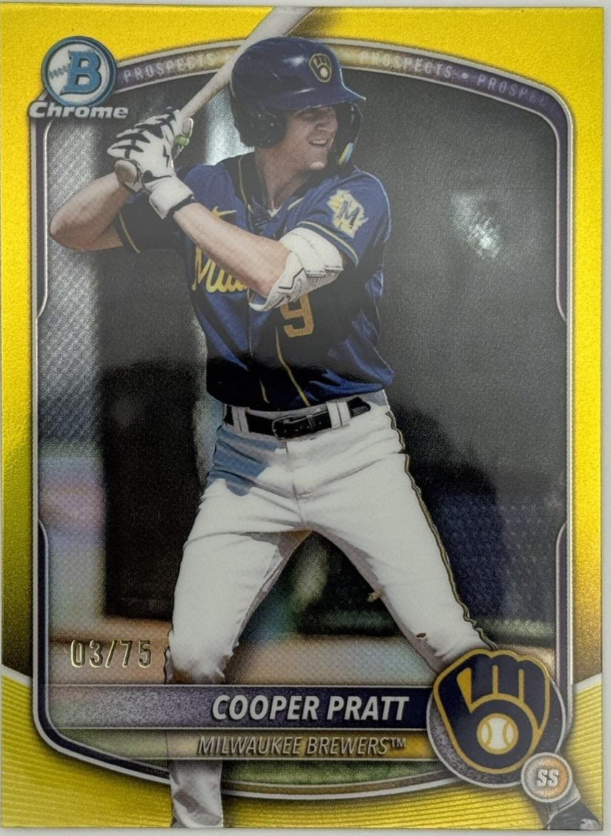 Cooper Pratt [Yellow Refractor] #BDC-157