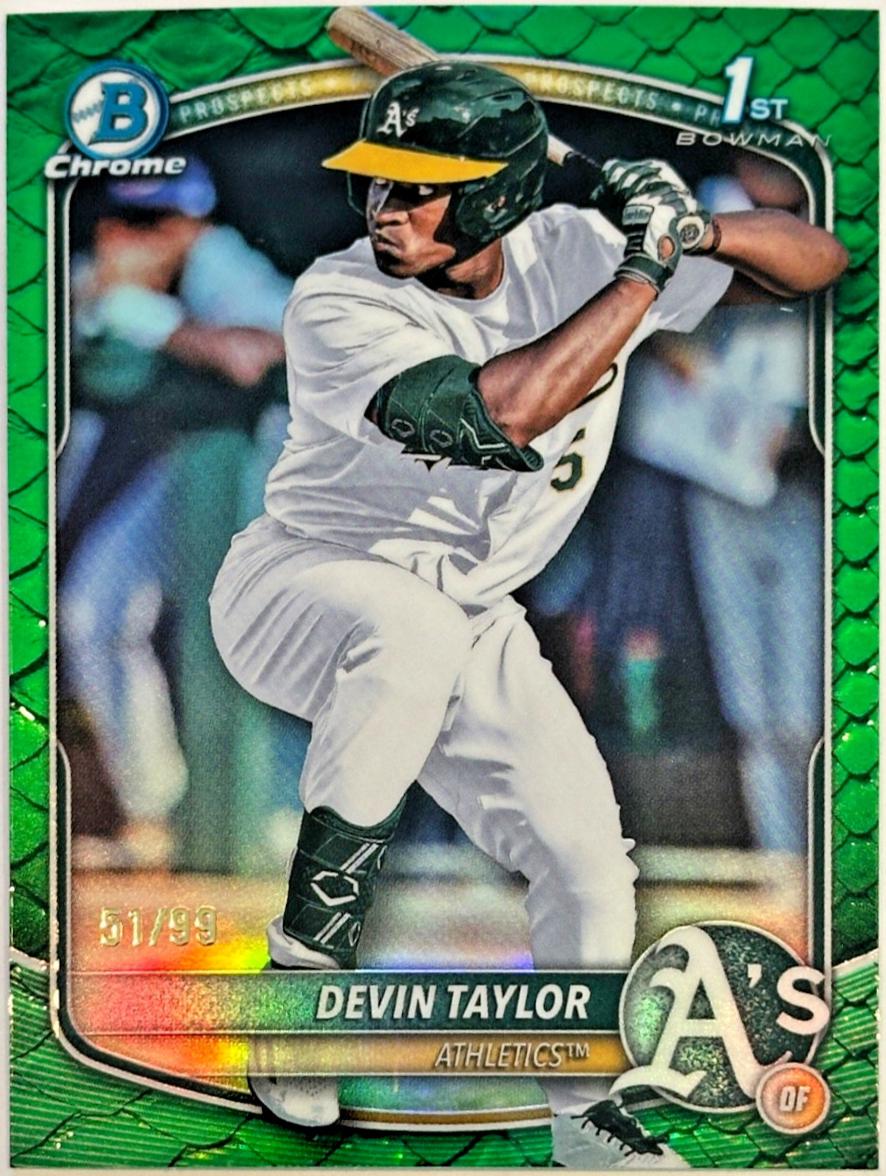 Devin Taylor [Green Reptilian Refractor] #BDC-135