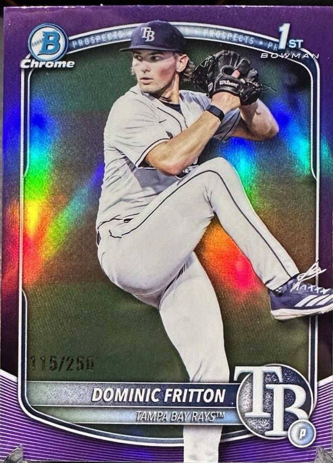 Dominic Fritton [Purple Refractor] #BDC-189