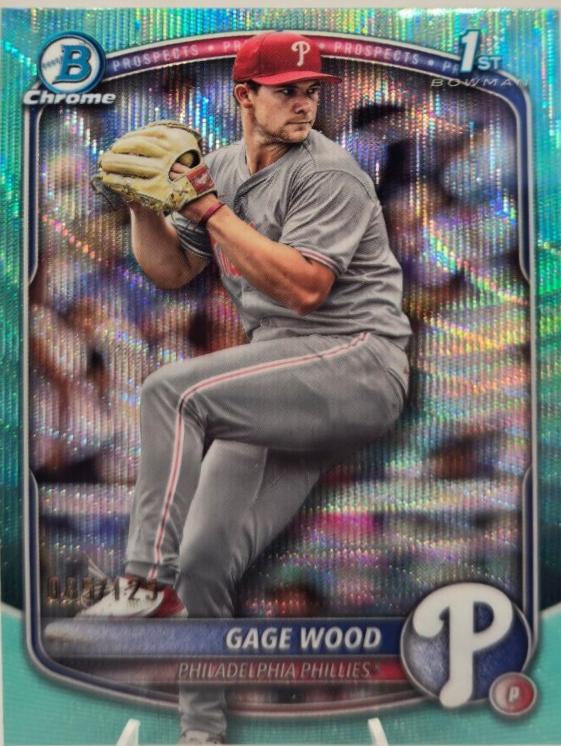 Gage Wood [Aqua Wave Refractor] #BDC-4