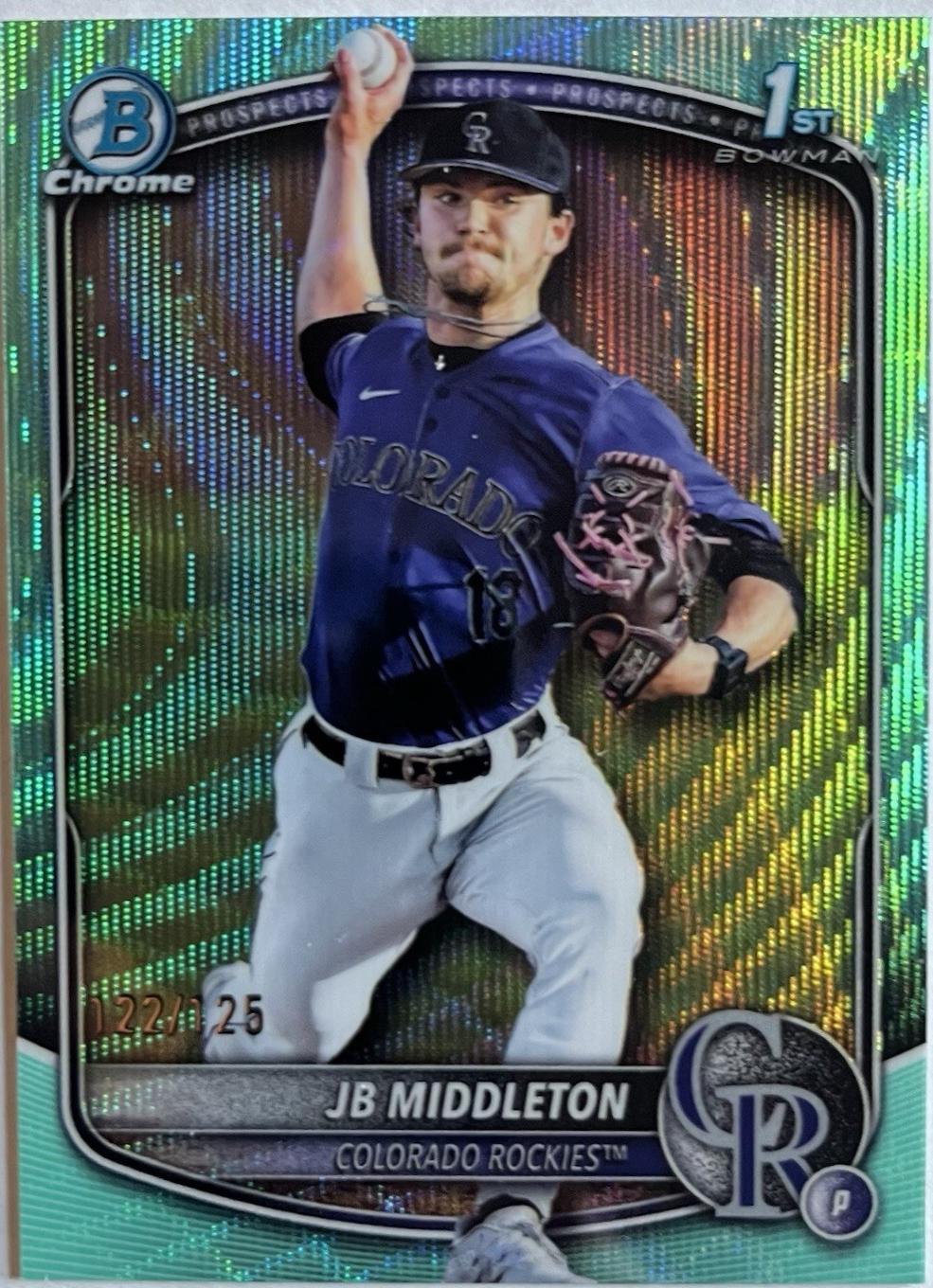 JB Middleton [Aqua Wave Refractor] #BDC-78