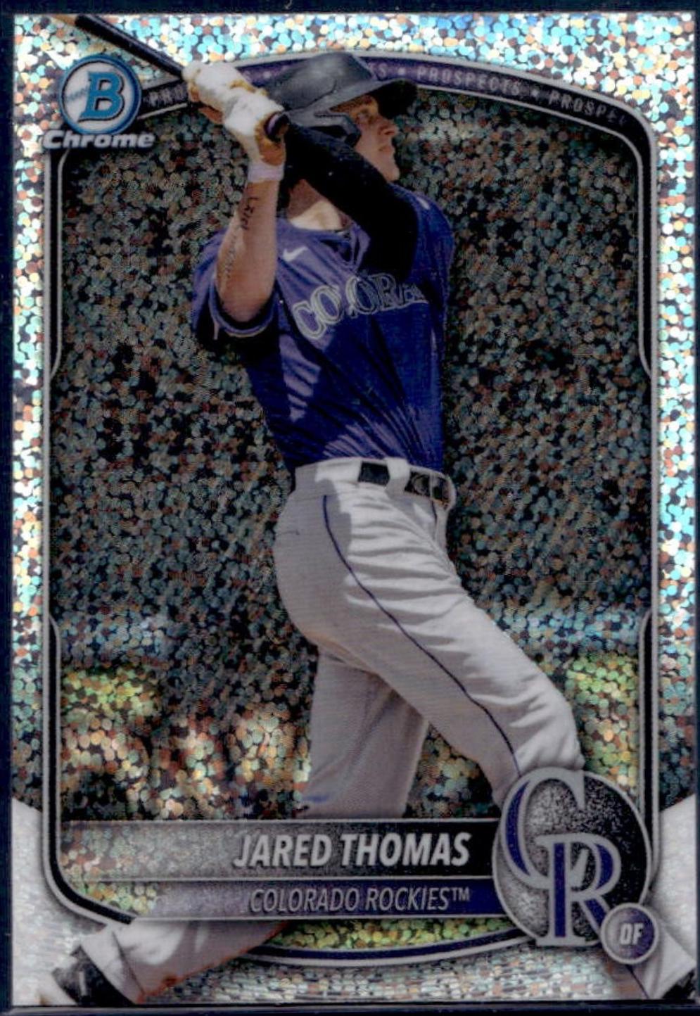 Jared Thomas [Sparkle Refractor] #BDC-147