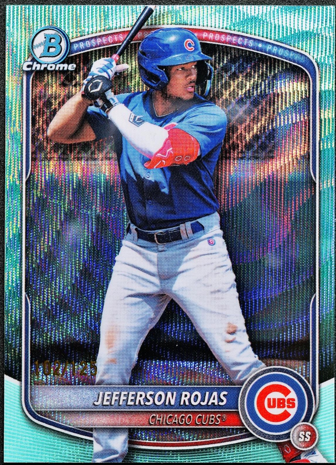 Jefferson Rojas [Aqua Wave Refractor] #BDC-75