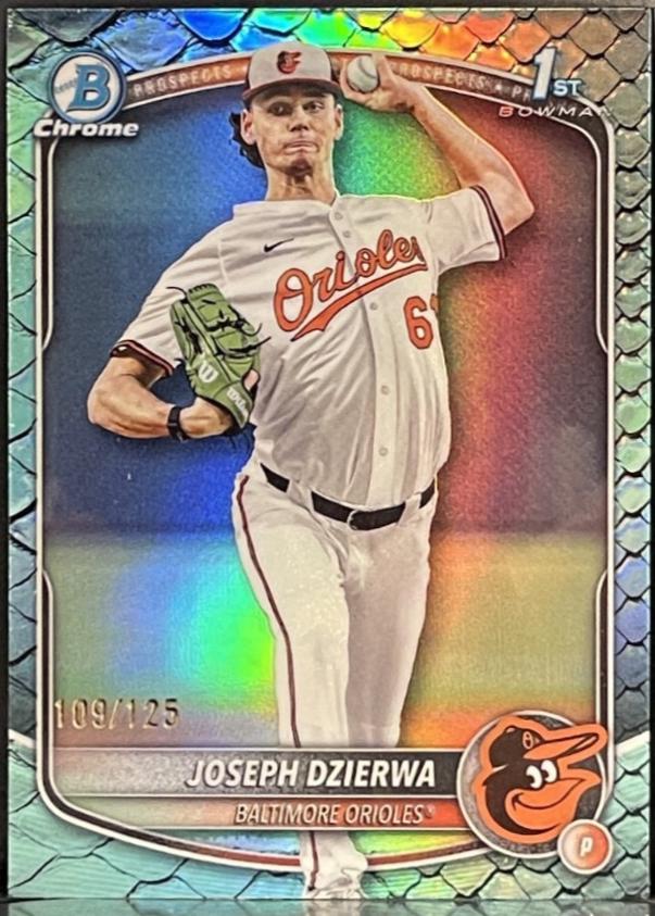 Joseph Dzierwa [Aqua Reptilian Refractor] #BDC-186