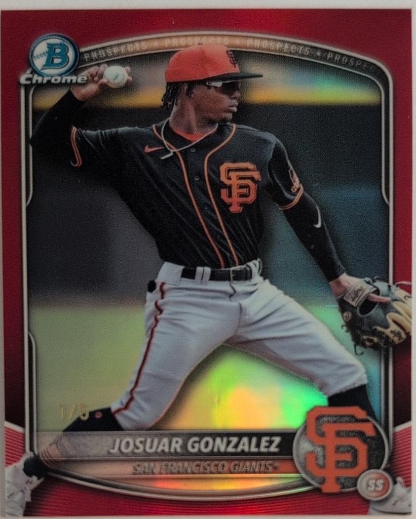 Josuar Gonzalez [Red Refractor] #BDC-182
