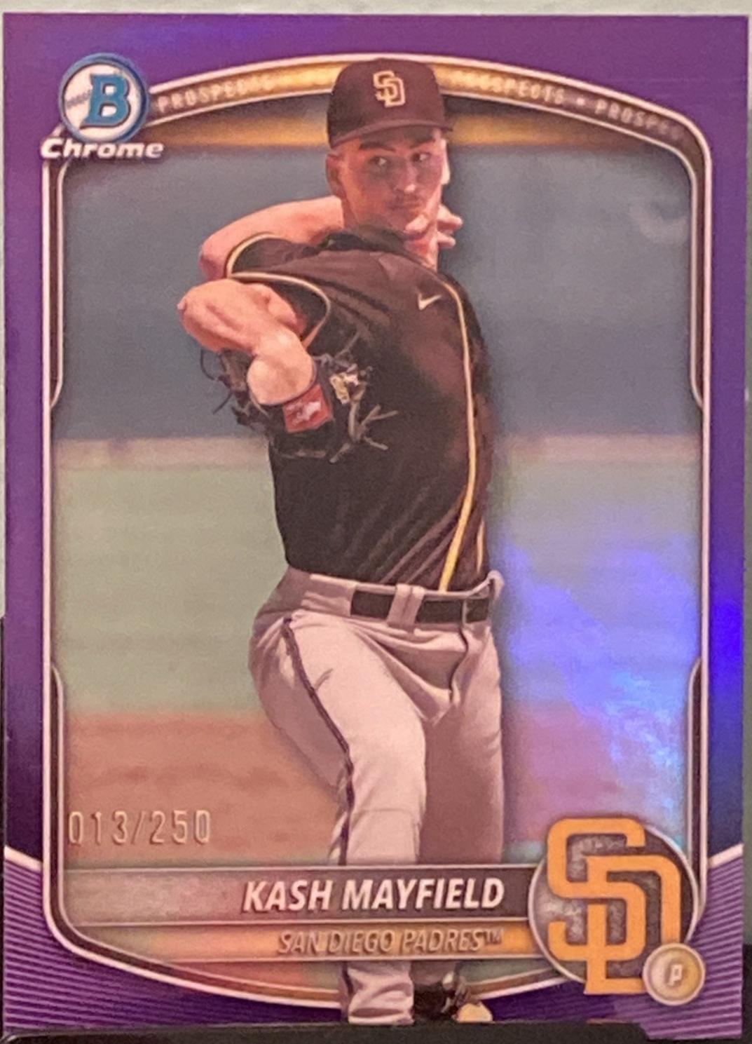 Kash Mayfield [Purple Refractor] #BDC-95