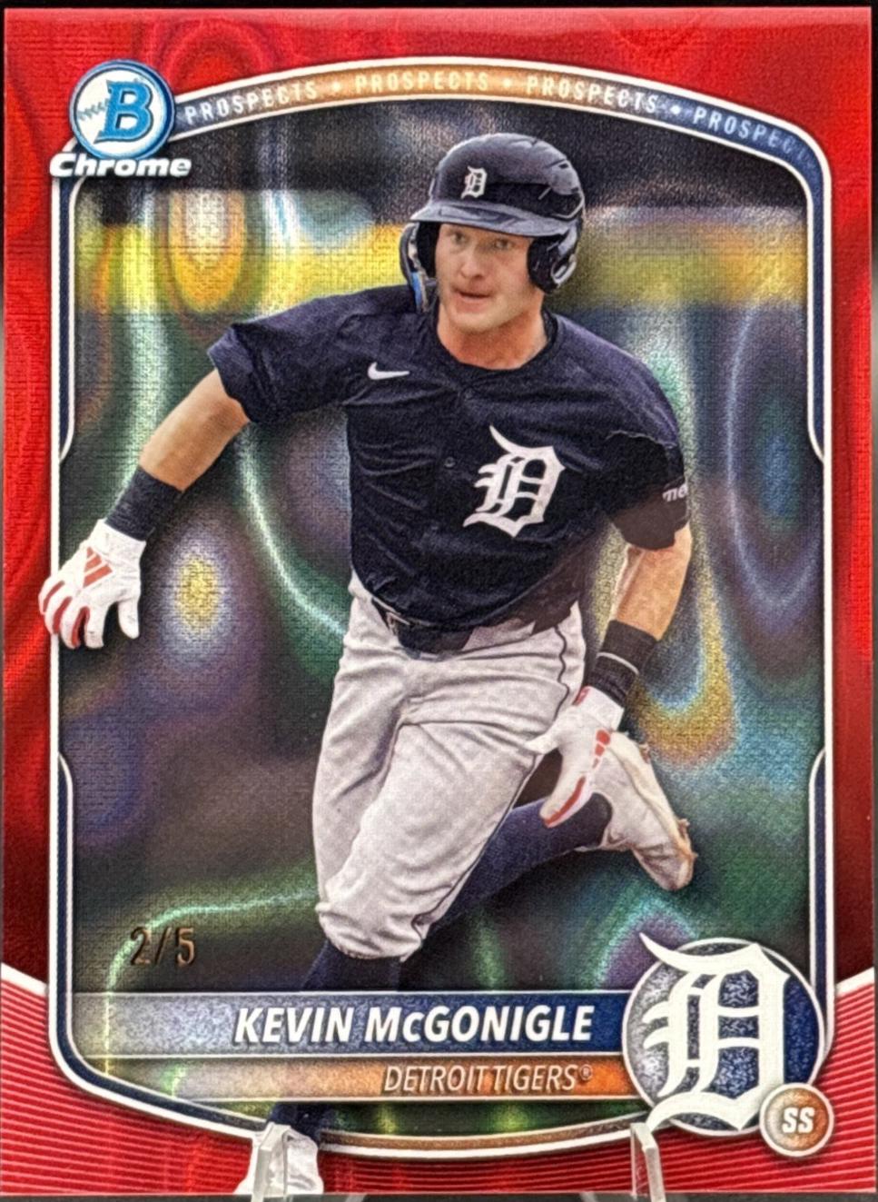 Kevin McGonigle [Red Lava Refractor] #BDC-59