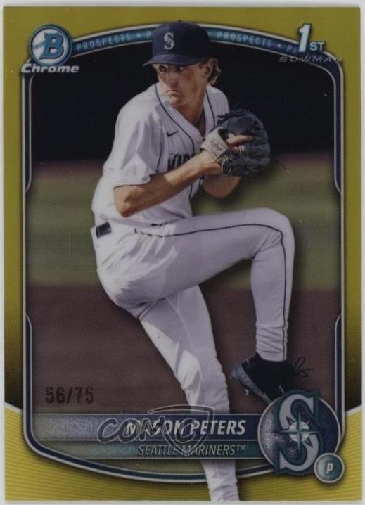 Mason Peters [Yellow Refractor] #BDC-27