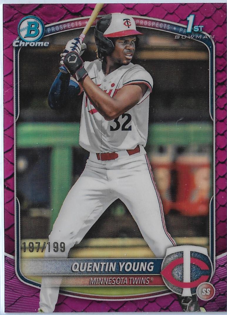 Quentin Young [Fuchsia Reptilian Refractor] #BDC-92