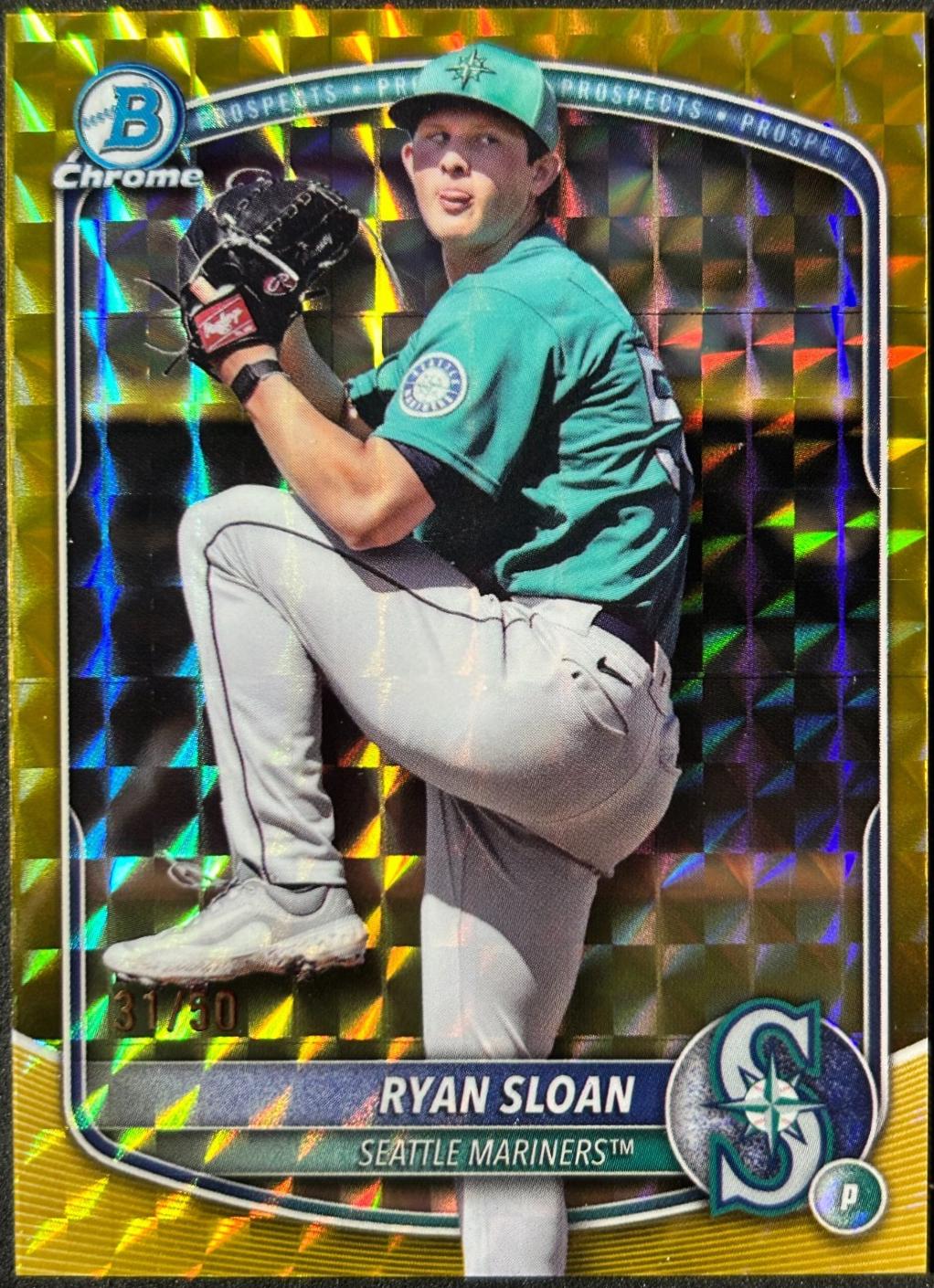 Ryan Sloan [Gold Geometric] #BDC-94