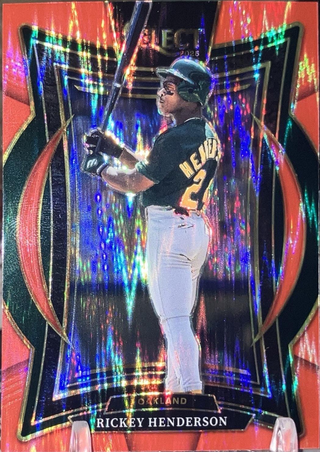 Rickey Henderson [Red Flash] #3