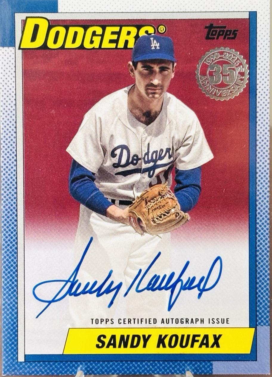Sandy Koufax [Red] #90AU-SK