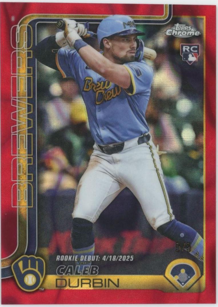 Caleb Durbin [Red Lava Refractor] #USC112