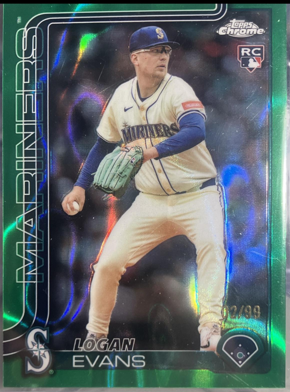 Logan Evans [Green Lava Refractor] #USC194