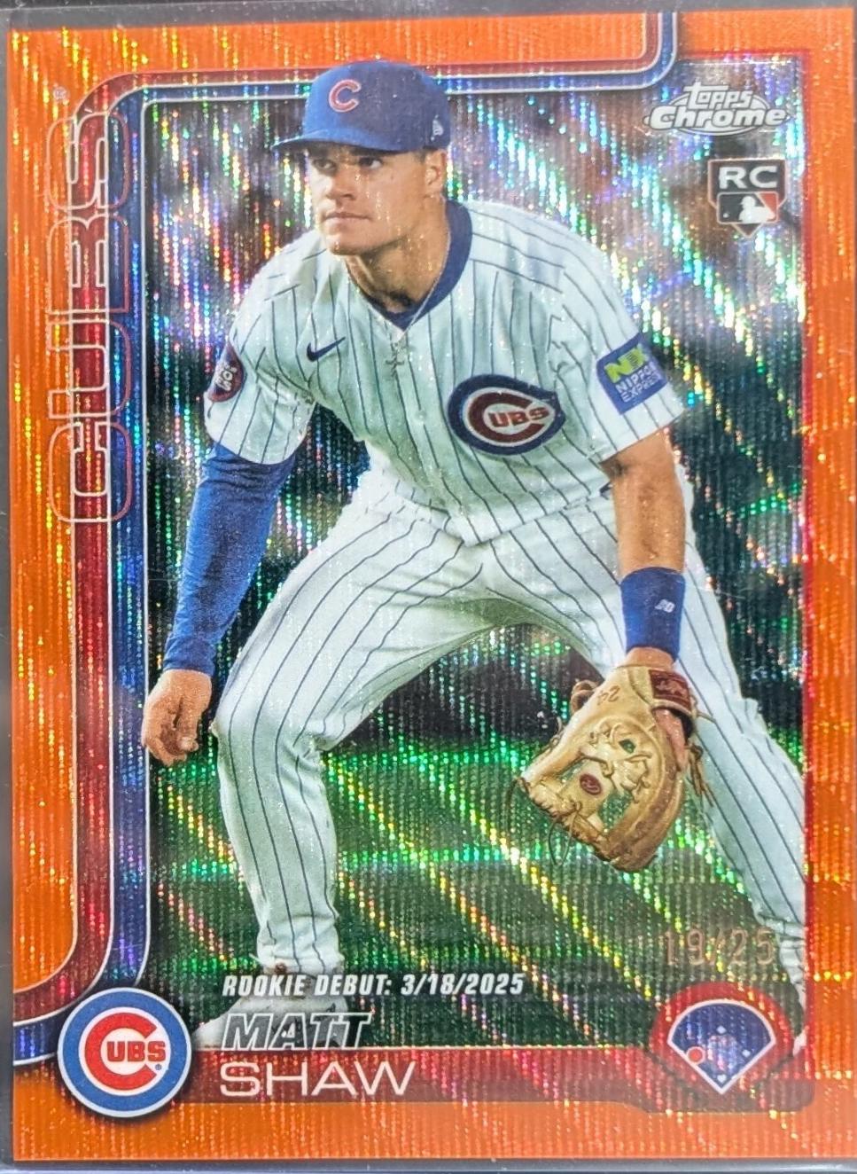 Matt Shaw [Orange Wave Refractor] #USC135