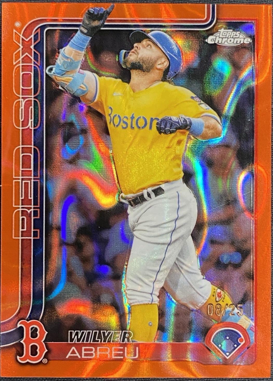 Wilyer Abreu [Orange Lava Refractor] #USC118