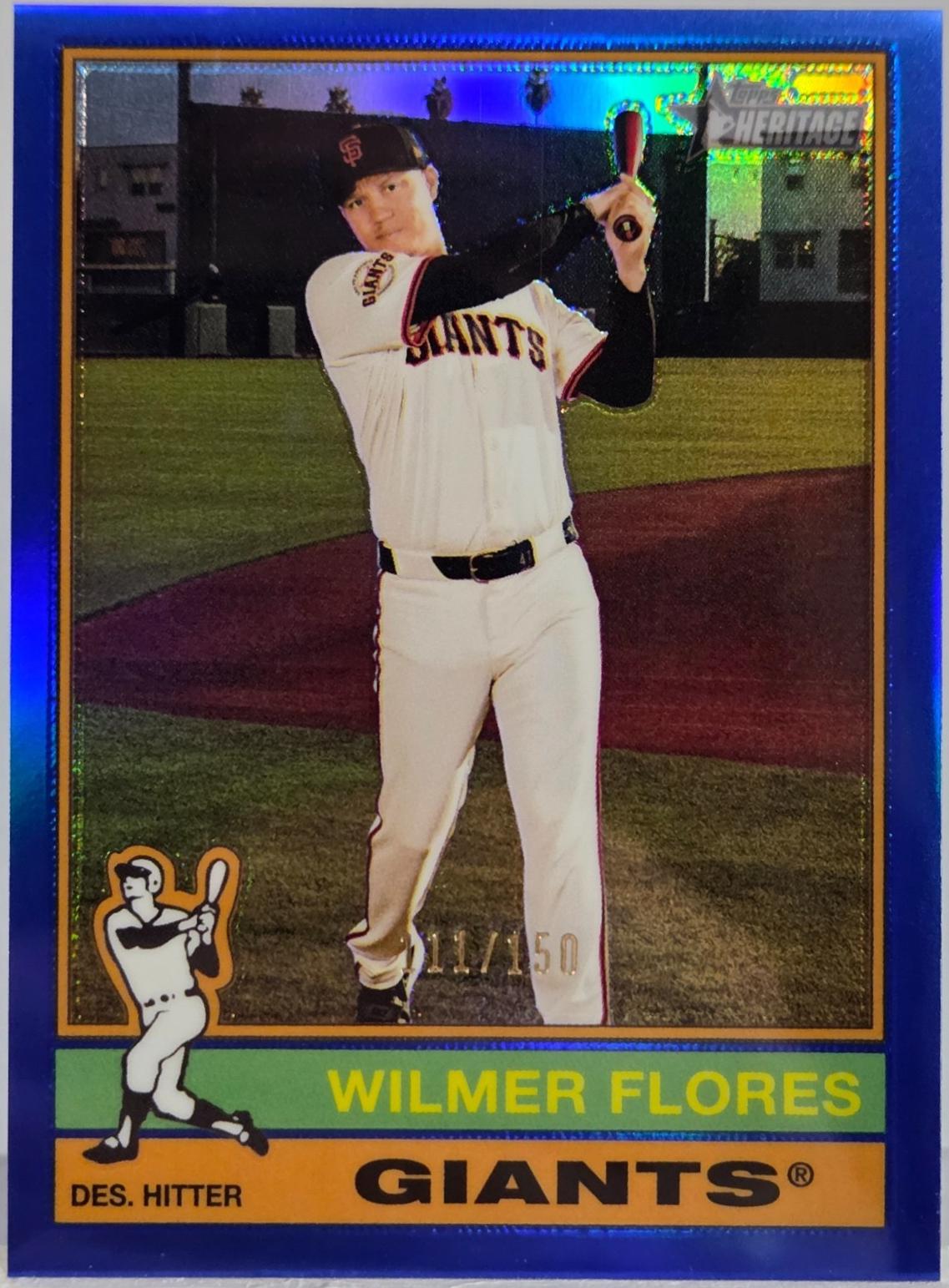 Wilmer Flores [Blue Chrome] #518