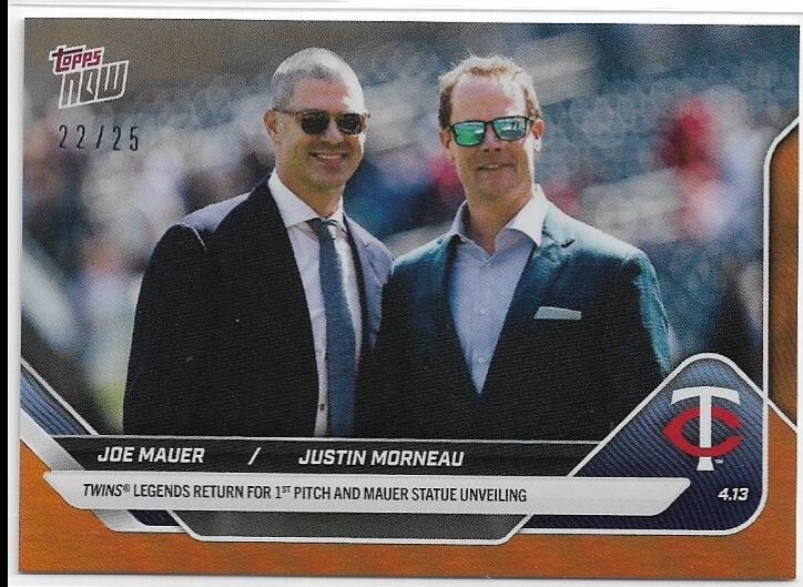 Joe Mauer / Justin Morneau [Orange Foil] #68