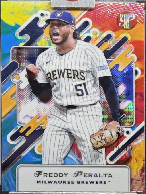 Freddy Peralta [Encased Primaries Refractor] #194