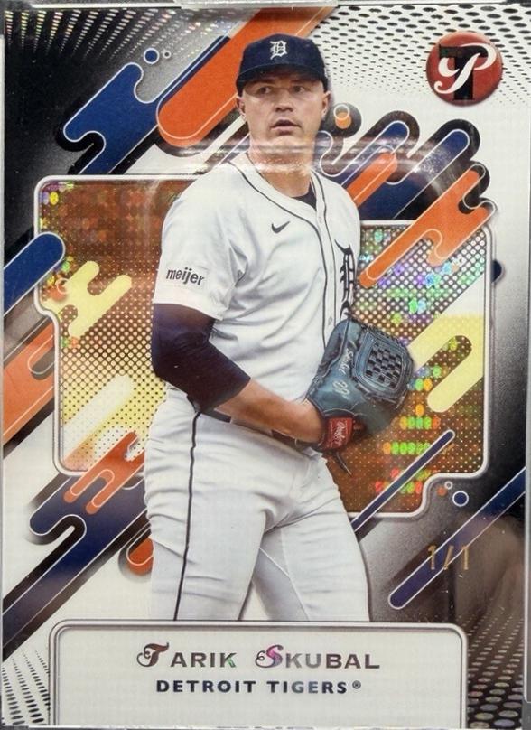 Tarik Skubal [Encased Black Refractor] #170
